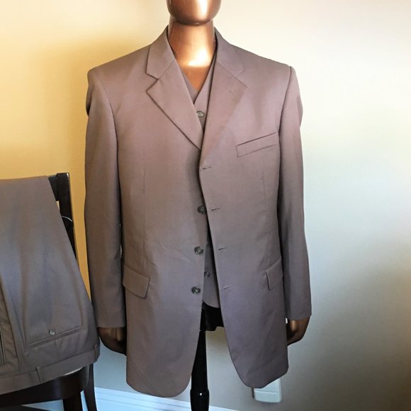 Men's Three-Piece Church Suit 42L - Picture 2 of 16